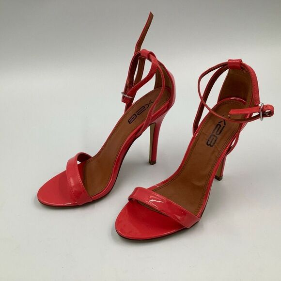 WOMEN X2B Dress Prom Stiletto 7.5 Heels‎ coral pink - Picture 1 of 7